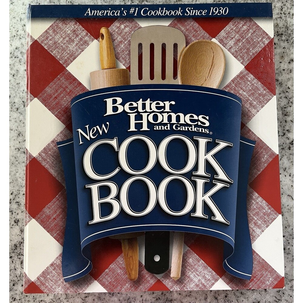 Better Homes and Gardens New Cook Book 2002 Red Plaid 12th Edition 5 Ring Binder
